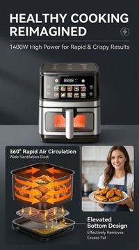 MEEOY A02 Air Fryer - thumb 4