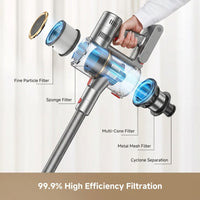 HydroClean Pro™ Cordless Wet Dry Vacuum Cleaner - 28000Pa Ultra Suction for Hardwood & Carpet - thumb 4