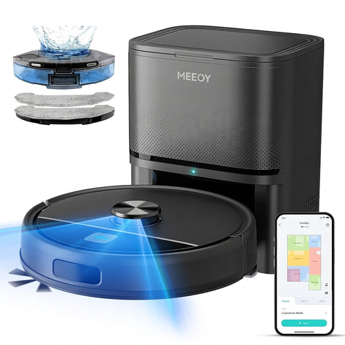 MFL01 Auto-Empty Robot Vacuum Cleaner - Laser Navigation Vacuum & Mop Combo